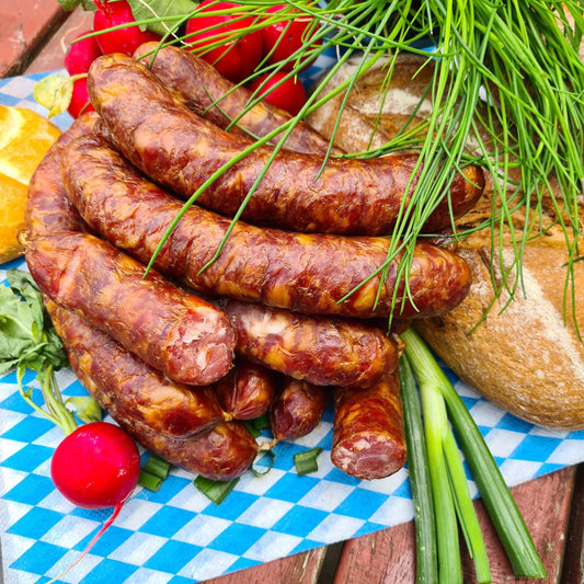 12 Stk. ca. 1000gr. original kroatische Chesnjovka Salami, hausgemacht